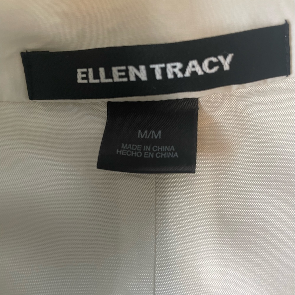 Ellen Tracy white jacket